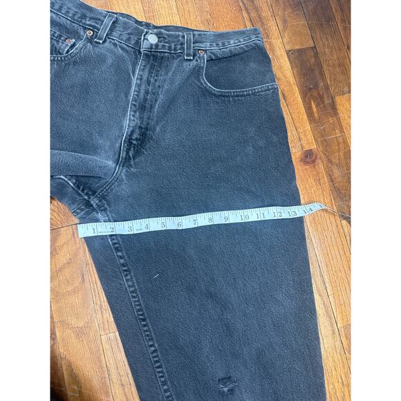 Vintage Levi’s 560 Men’s Jeans 32x32 Gray Loose Fit Tapered Leg - Picture 9 of 13
